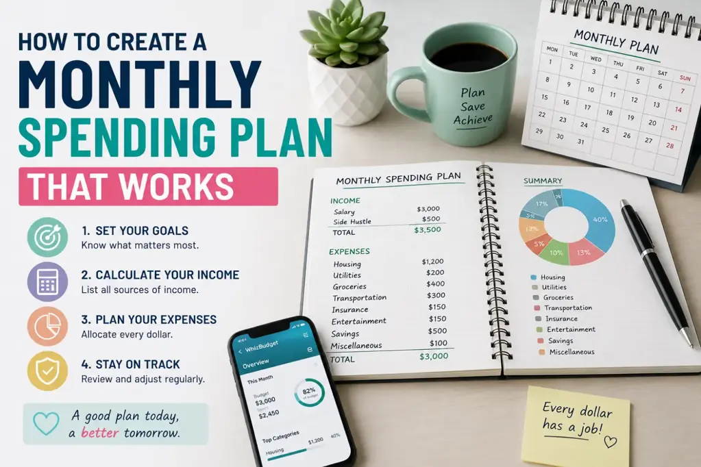 How to Create a Monthly Spending Plan That Works
