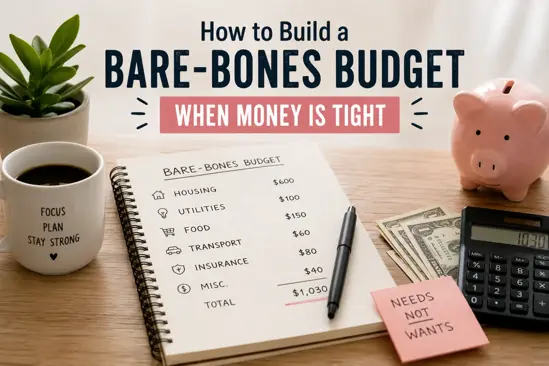 How to Build a Bare-Bones Budget When Money Is Tight